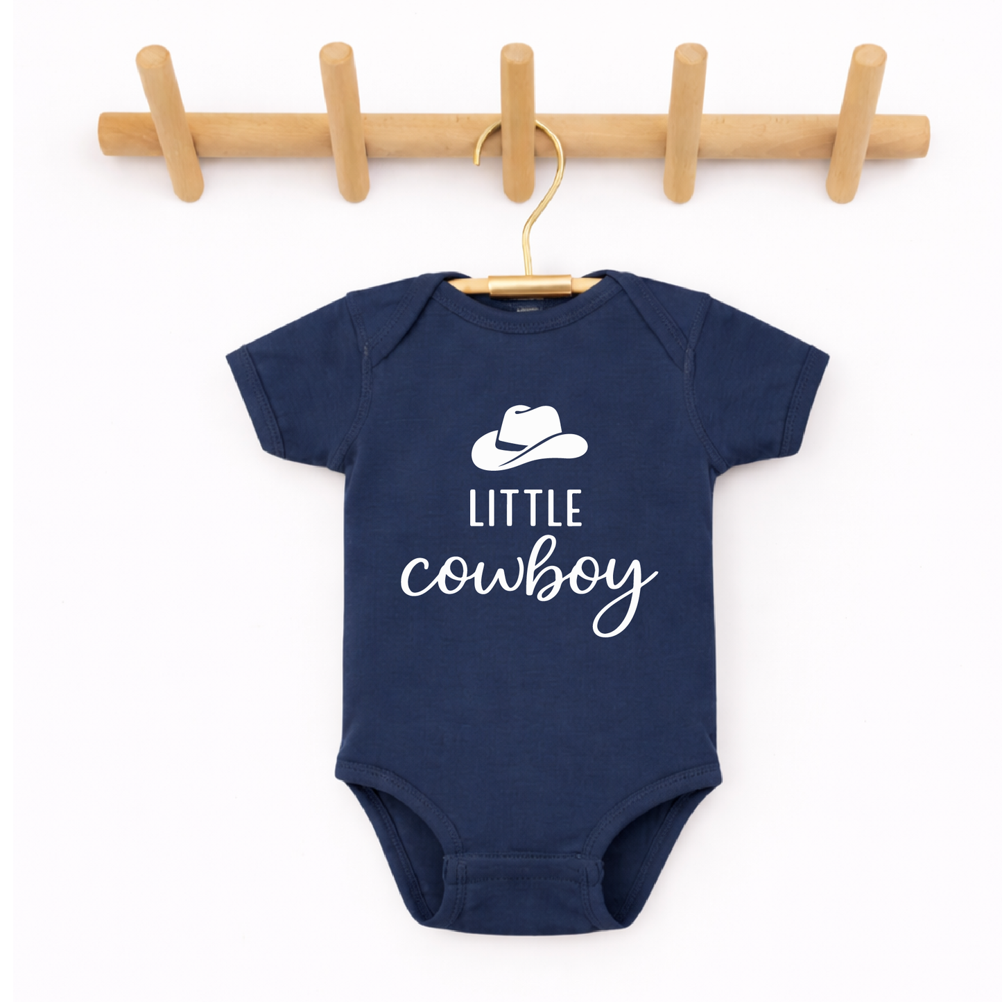 Little Cowboy Baby Bodysuit, Western Onesie