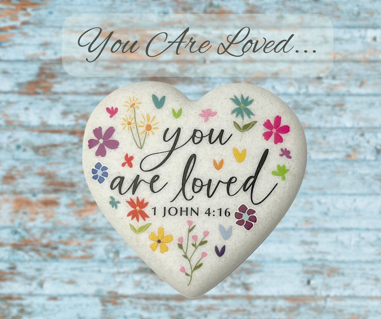 LCP Heart Stone Floral You Are Love