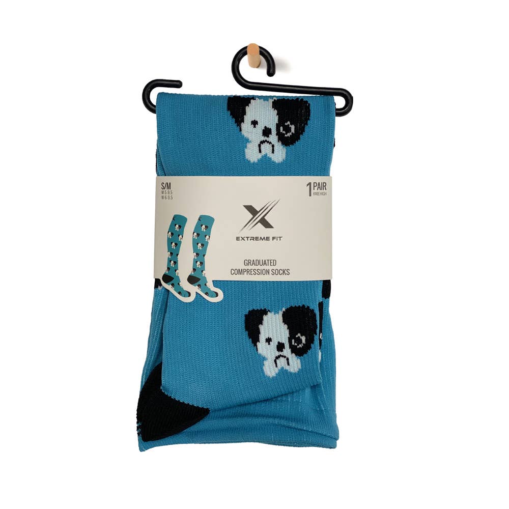 LAZY WEEKEND COMPRESSION SOCKS COLLECTION - 3 ASST STYLES