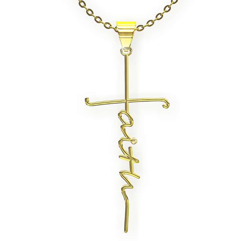 Faith Cross Necklace