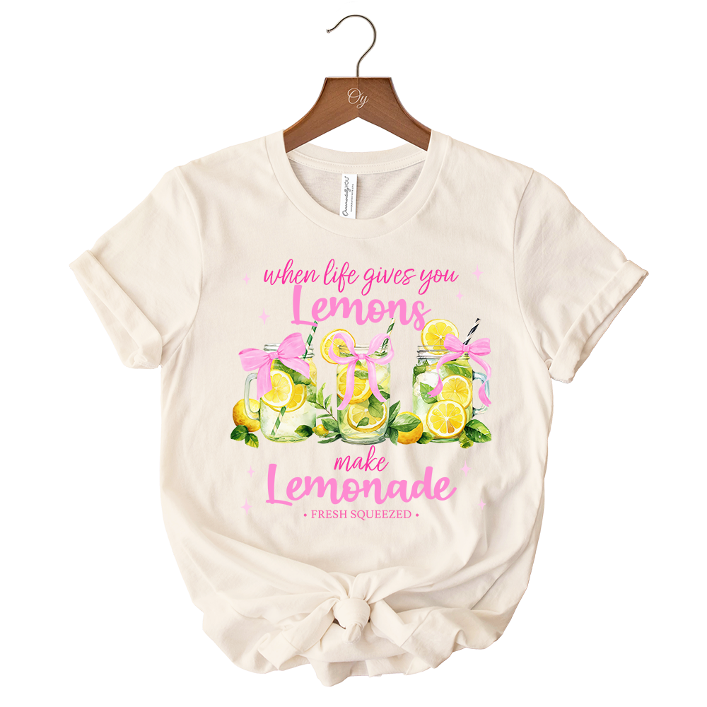 When Life Gives You Lemons Make Lemonade Summer Girl Tee