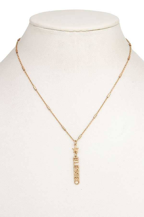 STAR BLESSED PENDANT NECKLACE 194961