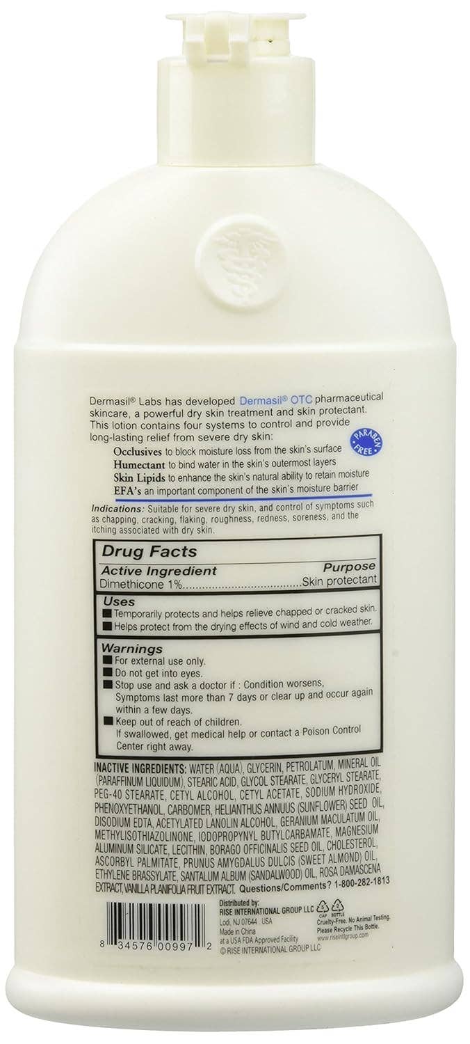 CLOSEOUT-Dermasil Dry Skin Treatment Original Lotion - 8 Oz
