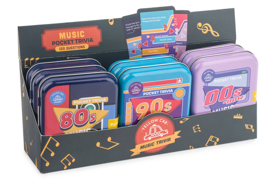 CDU 9 Sets - 300gsm/60 Cards Pocket Trivia - Music