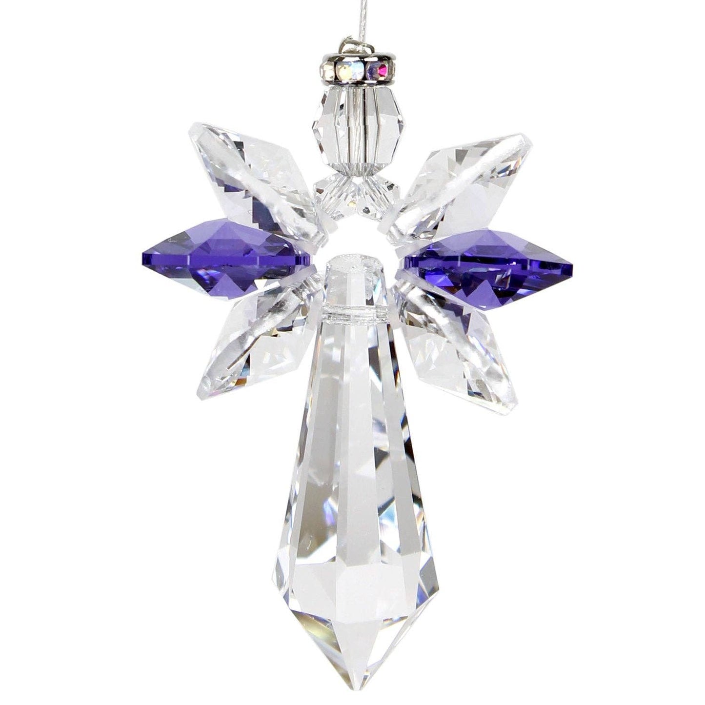 Crystal Guardian Angel™ - Large, Amethyst