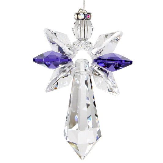 Crystal Guardian Angel™ - Large, Amethyst