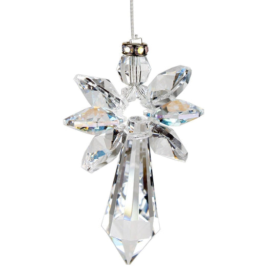 Crystal Guardian Angel™ - Large, Aurora Borealis