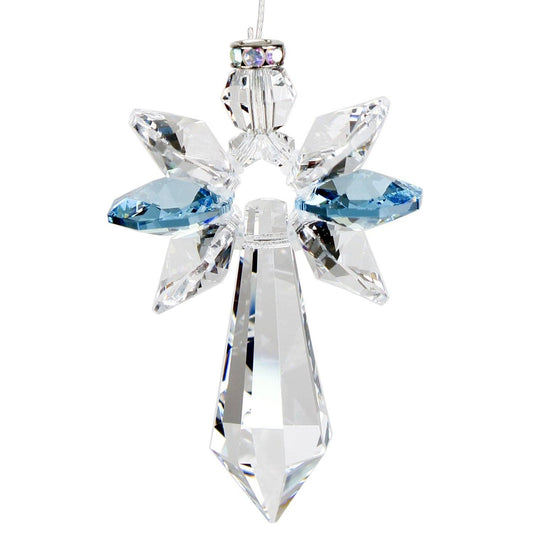 Crystal Guardian Angel™ - Large, Aquamarine