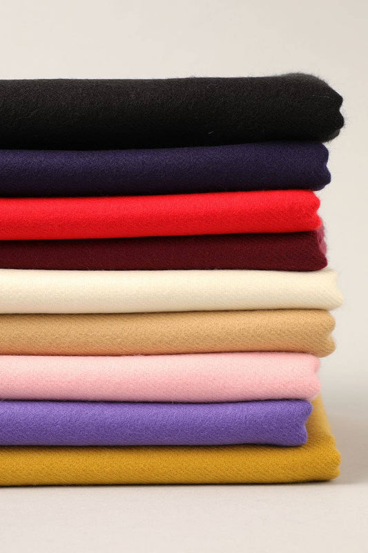Softer Than Cashmere Solid Muffler Scarf
