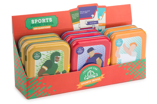 CDU 9 Sets - 300gsm/60 Cards Pocket Trivia - Sports