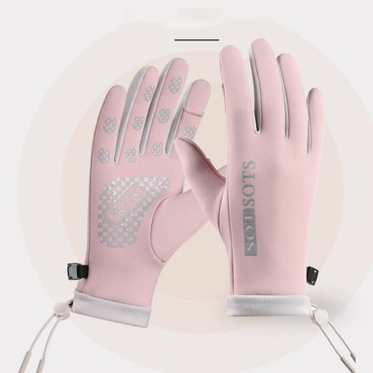 WOMEN WINTER WARM AND WINDPROOF CYCLING GLOVES_CWAG0056