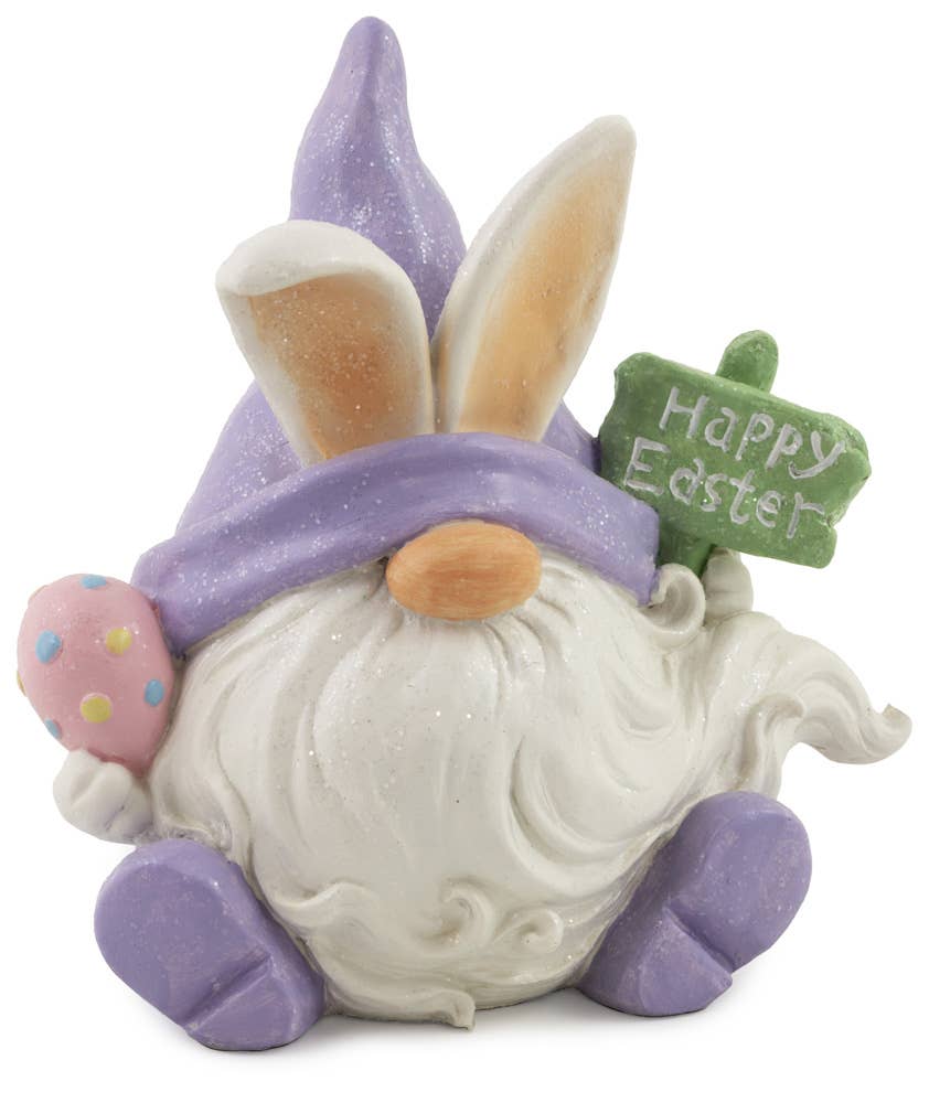 Payson Purple Easter Gnome Easter Accent