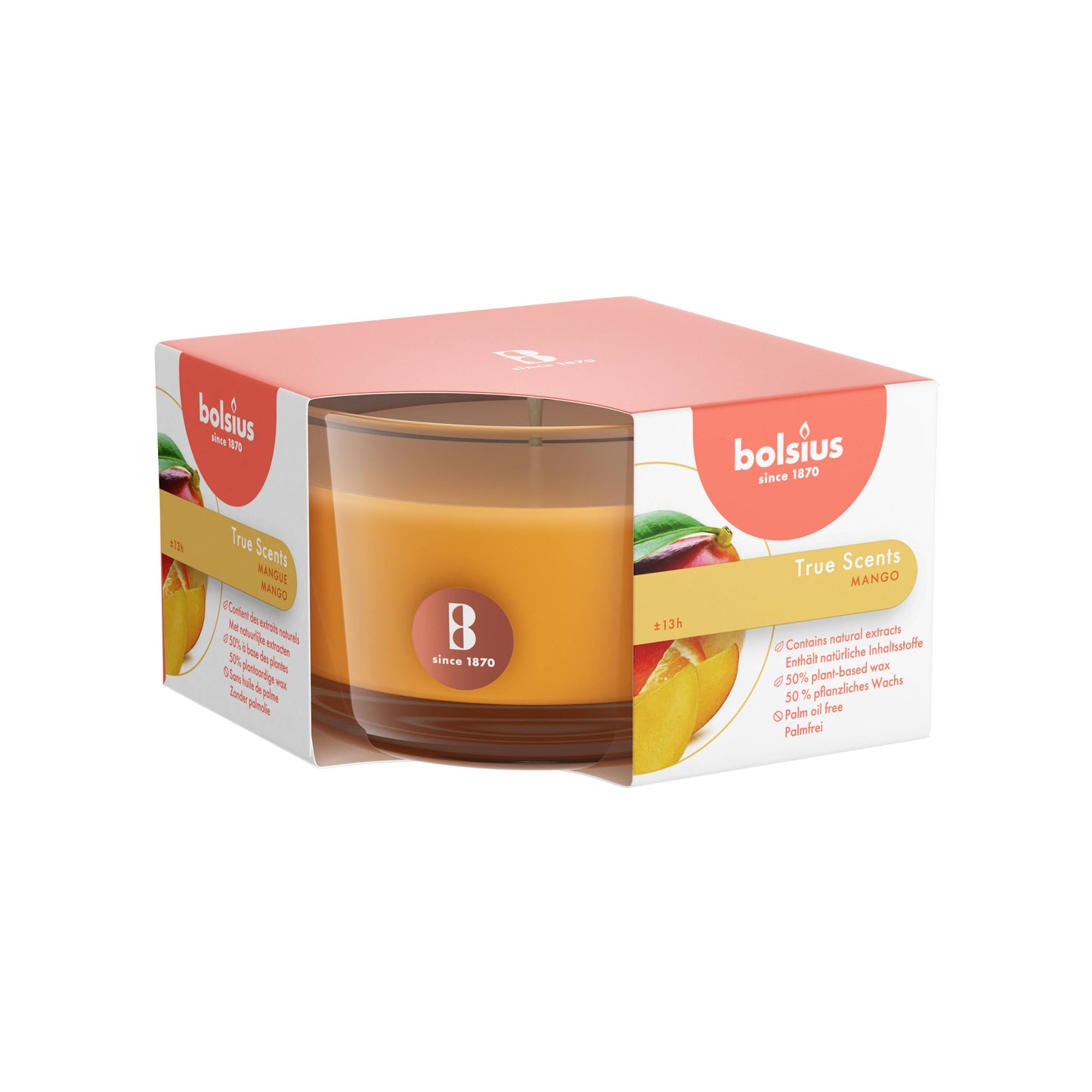 Mango Scented Candle - 3 x 2 Inches - 13 Hours