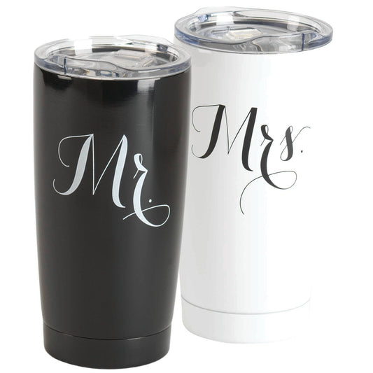 Dicksons - Mr. & Mrs. Stainless Steel Tumbler Set