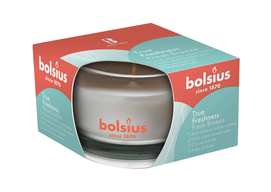 Fresh Breeze Scented Candle - 3 x 2 Inches - 13 Hours Burn Time - Premium European Quality - 6 Fragranced Candles In Glass - **Sold Individually