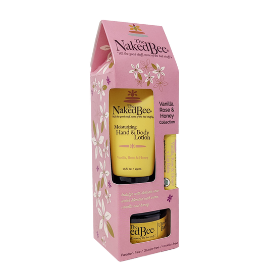 The Naked Bee - Vanilla, Rose & Honey Gift Collection