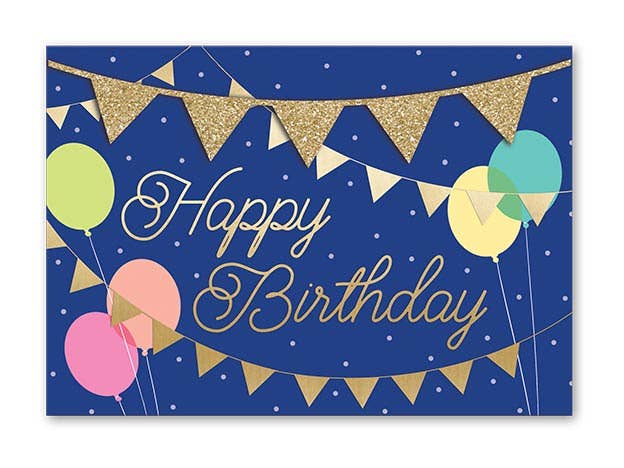 Greeting Card - Birthday Banners
