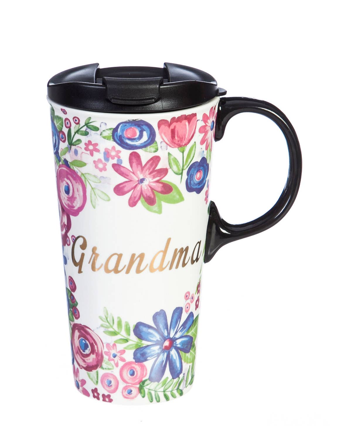 Ceramic Perfect Travel Cup, 17oz, w/ Gift Box, Grandma