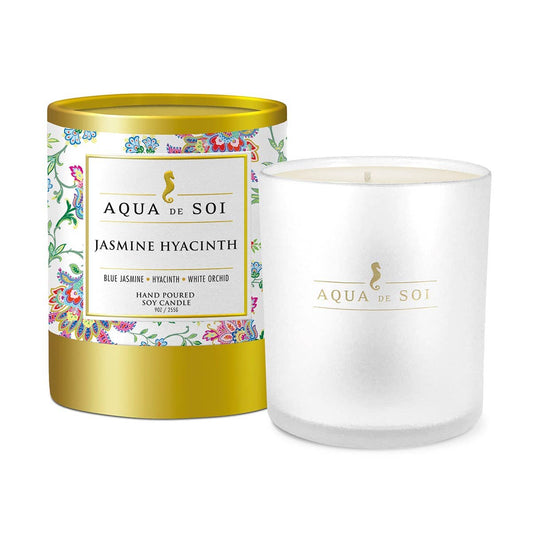 Aqua De SOi Jasmine Hyacinth 9 Oz Luxe Boxed Candle
