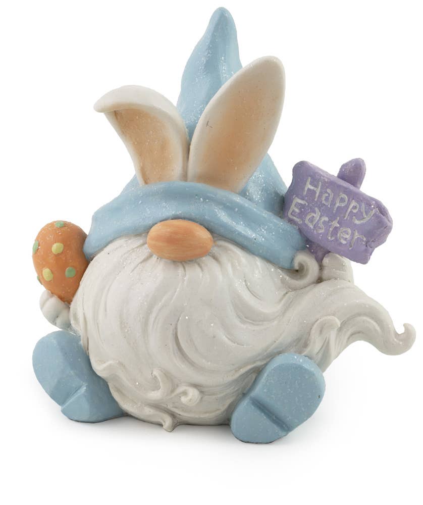 Balley Blue Easter Gnome Easter Accent