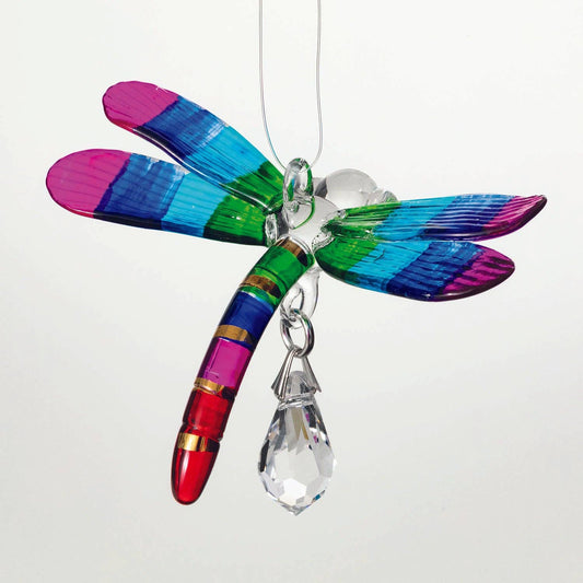 Fantasy Glass™ - Dragonfly, Summer Rainbow