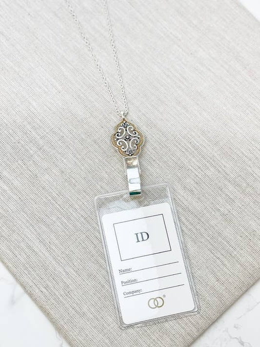 Two Tone Pendant ID Lanyard